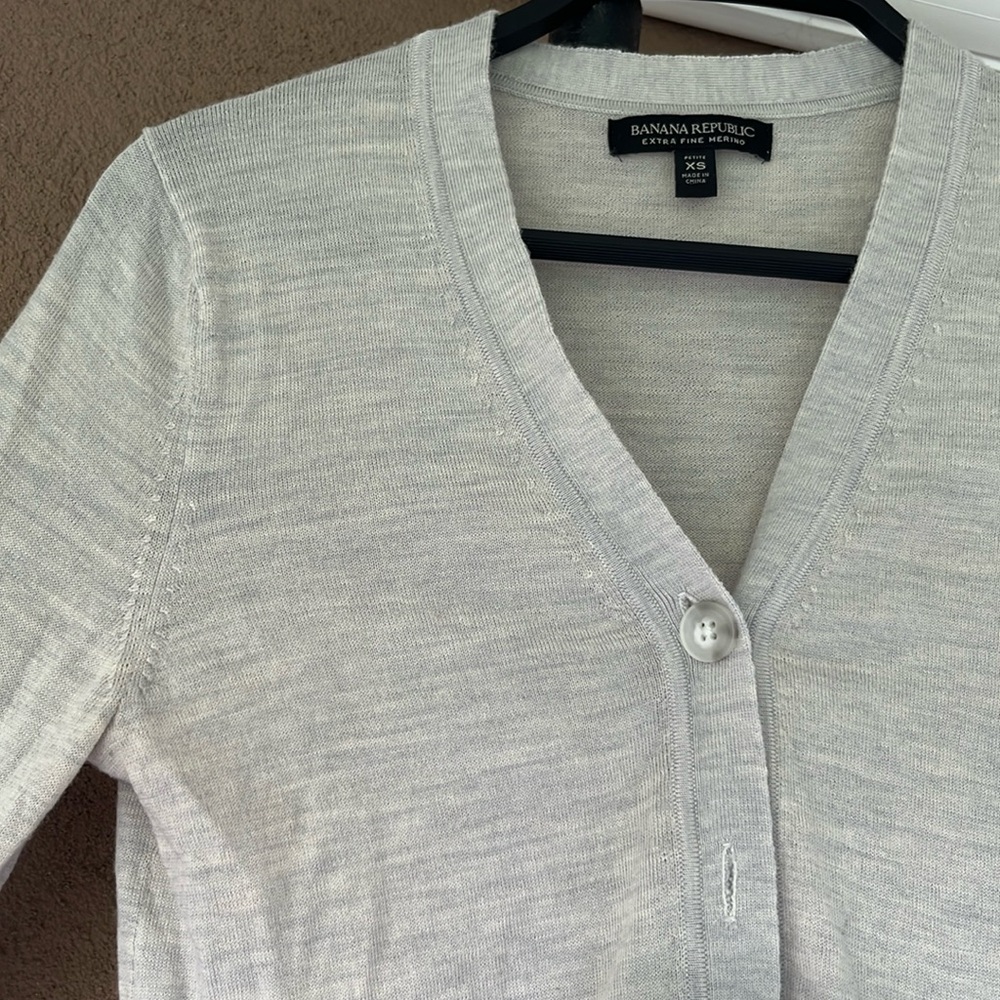 Banana Republic - Extra Fine Merino Wool Cardigan